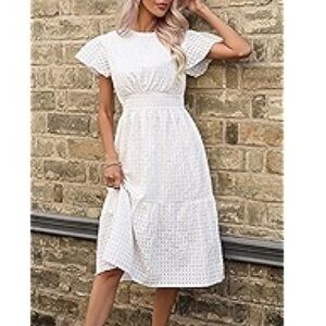 Bella Ella size small white dress  NWOT